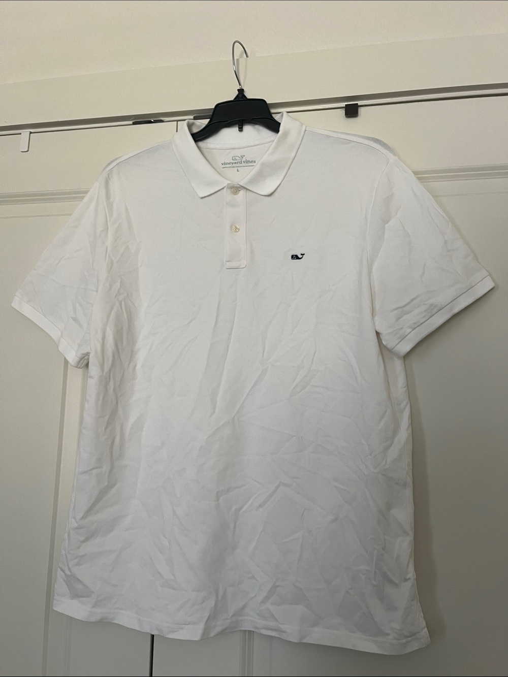 Vineyard Vines White Men’s Short Sleeve Polo